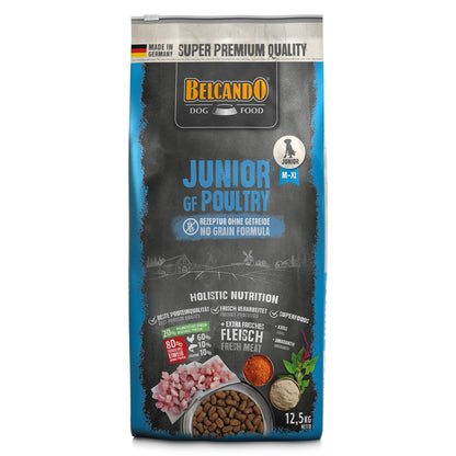 BELCANDO Junior GF Poultry getreidefreies Hundefutter - 12.5 kg