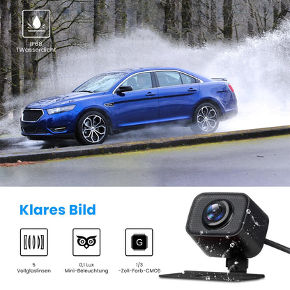 AUTO-VOX W7 Kabellos Digital Rückfahrkamera Set 5" LCD