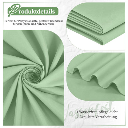 Biertischhussen Salbeigrün 8er-Set Universal für 50/70cm Biertische