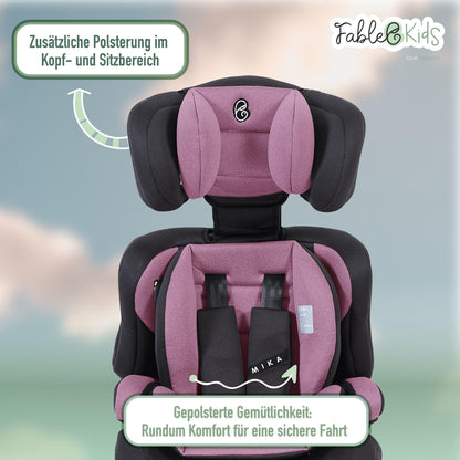 FableKids 9-36kg 76-150cm ECE R129/03 Kinderautositz - Pink