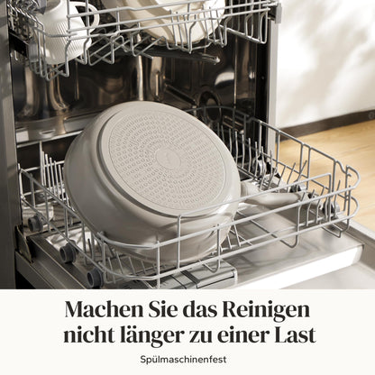 Redchef Keramik Pfanne – 28cm mit Deckel Induktion Antihaft