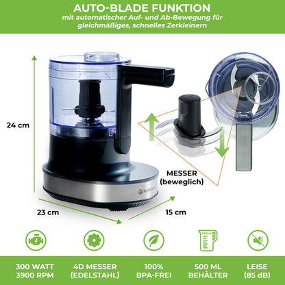 NUTRI-CHOPPER 4D Elektrischer Zerkleinerer mit AUTO-BLADE