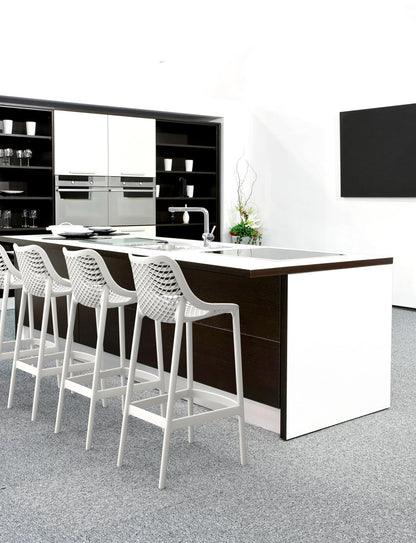 CLP Barhocker Air aus Kunststoff, 75cm Sitzhöhe - Weiss