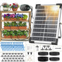 KINEVI IC308 Solar Bewässerungssystem, Tropfbewässerung Set 30 m mit Solarpanel und Tropfstrahlern