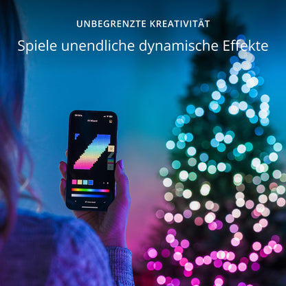 Twinkly Strings 400 LED Smarte Lichterkette RGB+Weiss