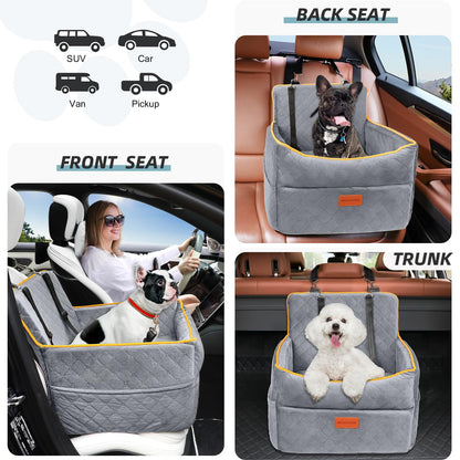 HEGGCOOE Hundeautositz für kleine bis mittlere Hunde, waschbar