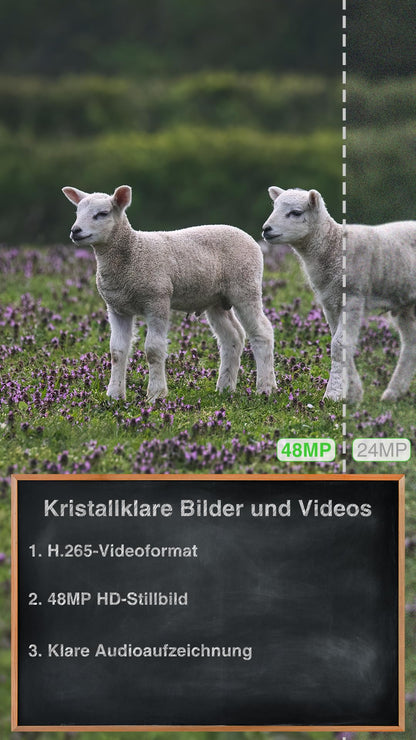 GardePro X50 Pro Max 4G LTE Wildkamera mit 48 MP und Live-Streaming