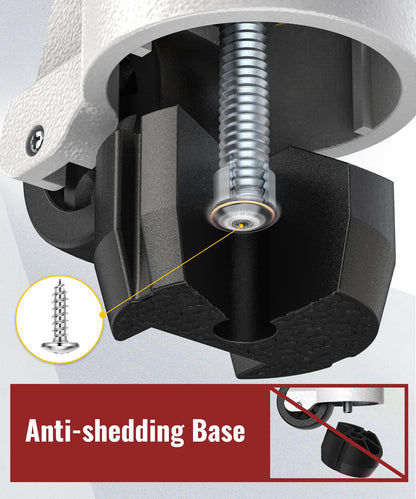 HOLKIE Schwerlastrollen absenkbar höhenverstellbar M12 - 4er Set