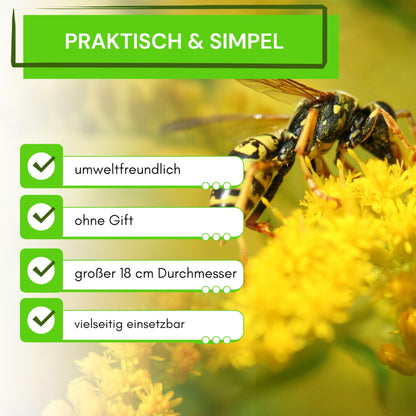 Aroba Profi Wespenfalle Insektenschutz - 5er Set 18cm