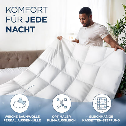 Samthus Feder- und Daunendecke 135x200 cm Ganzjahresdecke