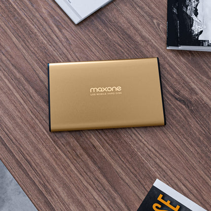 Maxone Externe Festplatte 500GB 2,5 Zoll USB 3.0 Rosegold