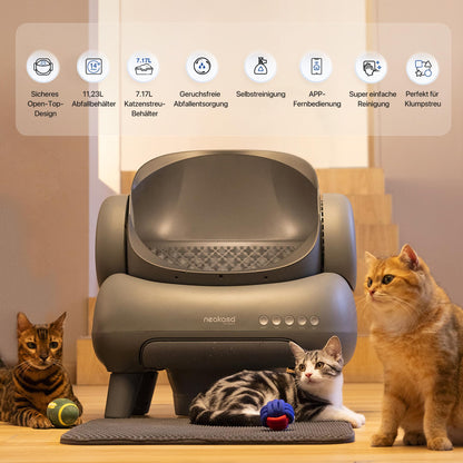 Neakasa M1 Oben offenes selbstreinigendes Katzenklo XXL