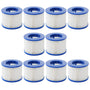 Whirlpool HWC-E32 Wasserfilter – 10er Set Ersatzkartuschen. Zehn weiße, zylindrische Kartuschen reduzieren Kalk und Verunreinigungen im Wasser zum Geräteschutz.