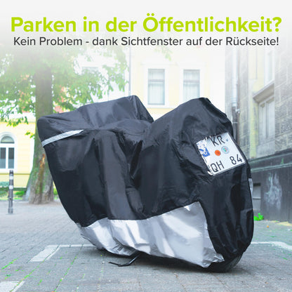 VELMIA Motorradabdeckung Extrem Hitzebeständig – Outdoor, Alle Jahreszeiten