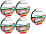 tesa Powerbond Outdoor Montageband doppelseitig - 5er Pack 5m:19mm. Weiße Bandrolle für Außenmontage von Objekten.