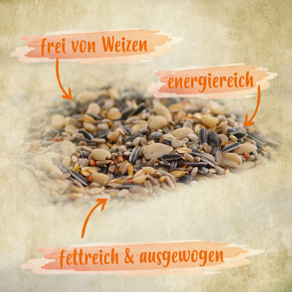 Ida Plus Vogelstreufutter ohne Weizen Wildvögel – Winter