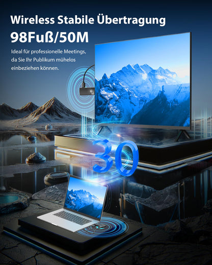 AIMIBO Kabelloser HDMI Sender Empfänger 1080P - 4K Dekodierung
