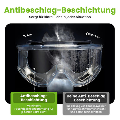 AirGearPro G-500 Atemschutzmaske mit A1P2 Filter und Schutzbrille