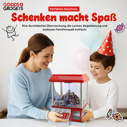 GOODS+GADGETS Candy Grabber Süssigkeiten-Greifautomat rot