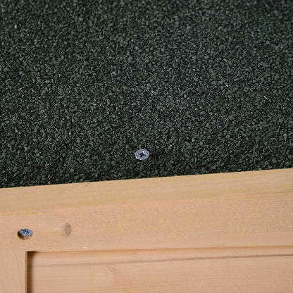 Outsunny Gartenschrank Holz Geräteschuppen 75x56x115cm Natur