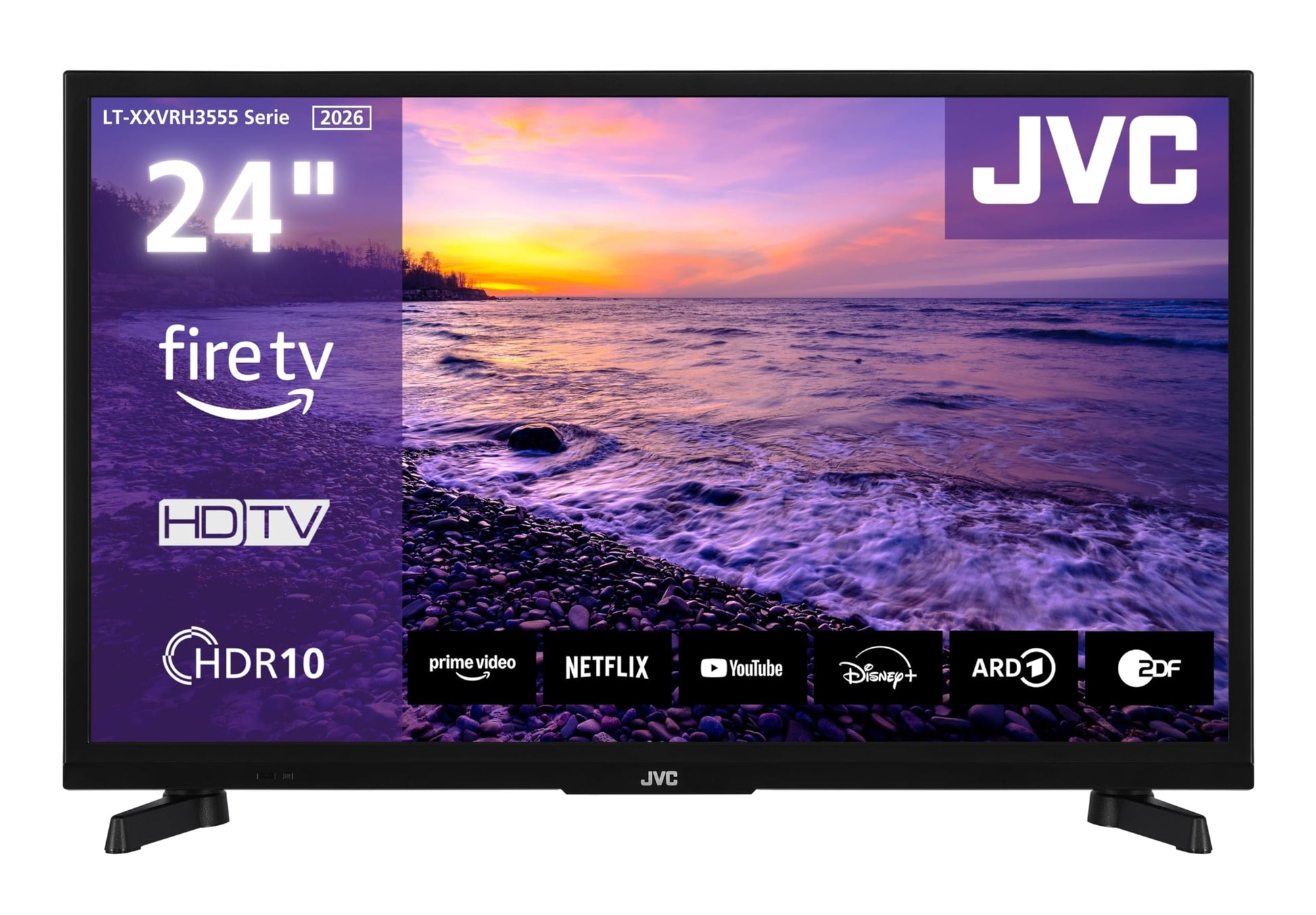 JVC LT-24VRH3555 Fire TV 24 Zoll HD-Ready Smart TV mit Alexa, Flachbildschirm
