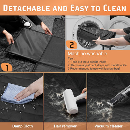 Gimars Upgrade Hunde Autoschondecke Rückbank 157x132cm Sichtfenster