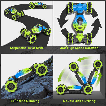 Dysaim RC Stunt Car 4WD mit Handsteuerung und 2 Akkus