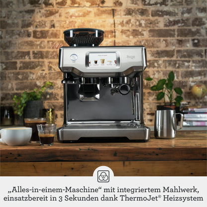 Sage The Barista Touch Siebträgermaschine - Gebürsteter Edelstahl