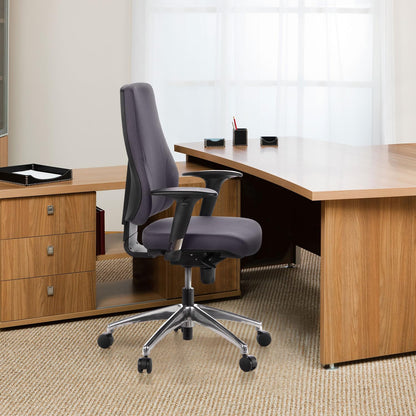 hjh OFFICE 608030 PRO-TEC 200 Bürostuhl Stoff grau