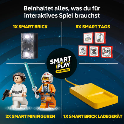 LEGO Star Wars 75423 SMART Play Lukes Rot Fünf X-Wing Spielset