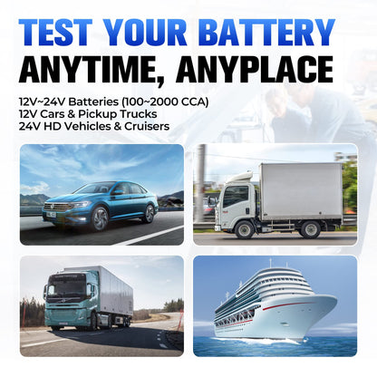 TOPDON BT200 Autobatterie Tester – Lade- & Anlasseranalyse