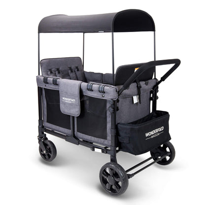 WONDERFOLD W4 Original 4-Sitzer Kinderwagen - Grau