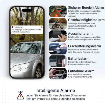 PAJ GPS Compact Finder 4G GPS-Tracker für Auto, Motorrad und LKW