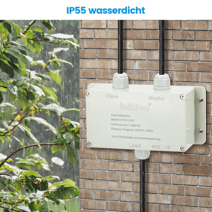 briidea Netzvorrangschaltung Umschaltstation – 16A 230V