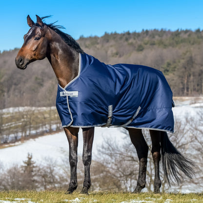 Bucas Freedom Turnout 145 Pferdedecke Light Navy/Silber