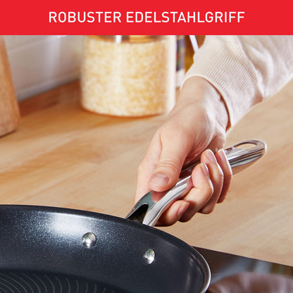 Tefal Infinite Bratpfanne 28 cm, Edelstahl, mit Antihaftversiegelung