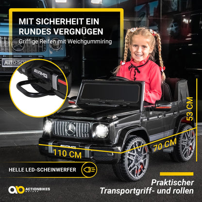 Actionbikes Motors Mercedes AMG G63 Kinder Elektroauto - Schwarz