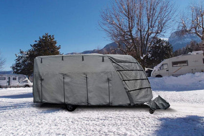 BRUNNER Caravan Cover 7241463N Schutzhülle 550-600 cm silber