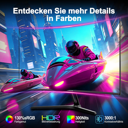 Minifire MFG24C1 Curved Gaming Monitor 24 Zoll Schwarz