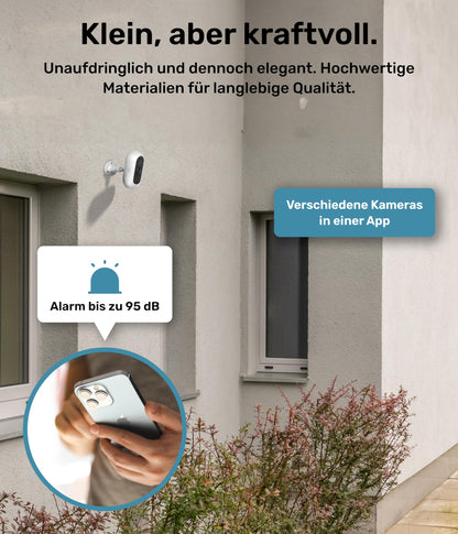 PetTec Cam Free Outdoor Hundekamera - wetterfeste WLAN-Kamera mit Akku