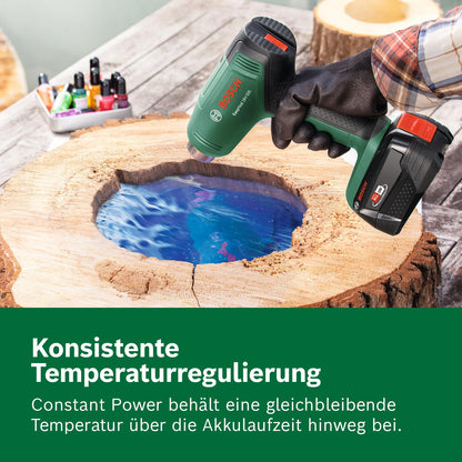 Bosch EasyHeat 18V-500 Akku-Heissluftgebläse inkl. Reduzierdüse