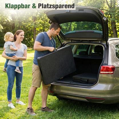 Sekey Bierzeltgarnitur klappbar 3-teilig 180 cm schwarz