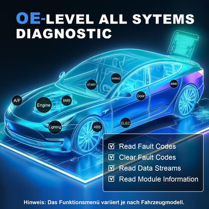 TOPDON ArtiDiag600 Pro OBD2 Diagnosegerät mit 9 Servicefunktionen