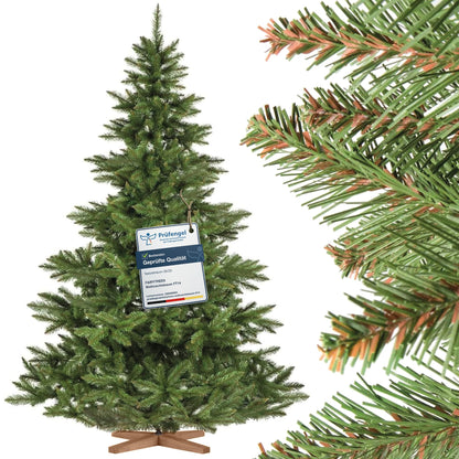FairyTrees NORDMANNTANNE Weihnachtsbaum künstlich 220cm