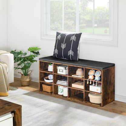 HOOBRO Garderobe Schuhbank Set - Vintagebraun EBF112HX01G1