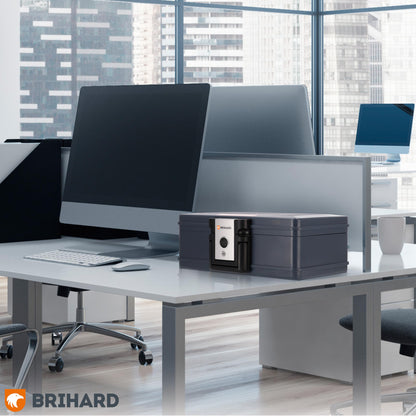 BRIHARD 2017 A4 Dokumentenbox - Feuerfest Wasserdicht