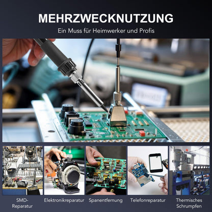 CREWORKS 2IN1 Heissluft Lötstation – SMD Entlötstation