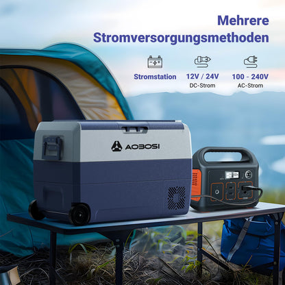 AAOBOSI Kompressor Kühlbox 50L mit WiFi-App-Steuerung