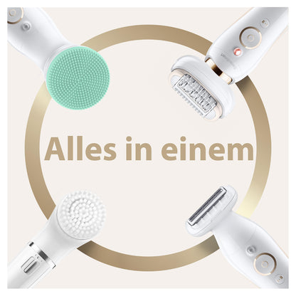 Braun Silk-épil 9 Flex Beauty-Set Epilierer 9300 – Weiss/Gold