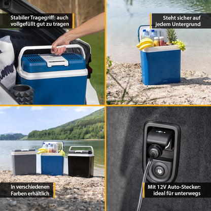 TZS First Austria Kühlbox 24L Elektrisch Kühlen/Wärmen - Blau